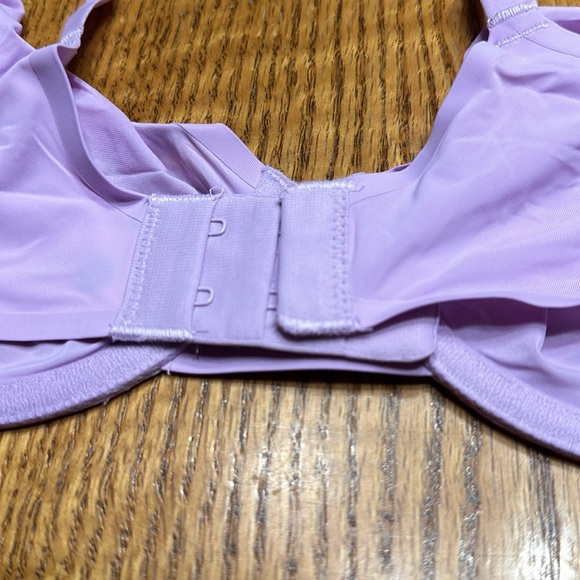 Aerie Smoothez Bra Mesh Unlined Full Coverage Light Purple Size 34D - Picture 7 of 7